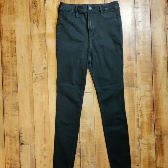 Hollister black skinny jeans size 5R black jeans junior size 5 - Picture 2 of 4